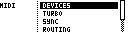 midi menu